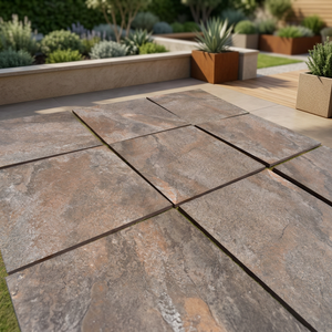 Travertine-pavimentador de porcelana de cuerpo completo para exteriores, piedra Natural rugosa, antideslizante, baldosas de suelo pesado, 2cm, R11 - Product Image 4
