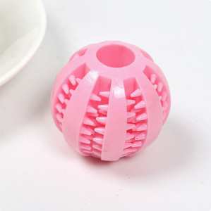 Bola <span class=keywords><strong>Dental</strong></span> de Borracha para Cães 7cm, Bola Flexível e Durável, Previne a Formação de Tártaro, Ajuda na Limpeza dos Dentes, Cores Sortidas - Product Image 2