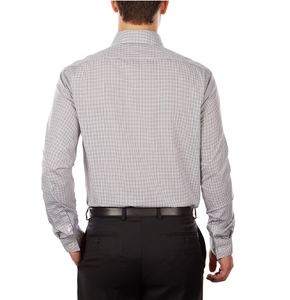 Camisas de Manga Larga para Hombre, Cuello Alto, Corte Slim, Casuales, Antiarrugas, de Poliéster/Algodón - Product Image 3