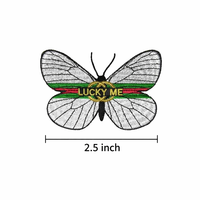 Patch brodé papillon thermocollant – Applique mode pour vêtements, vestes et sacs