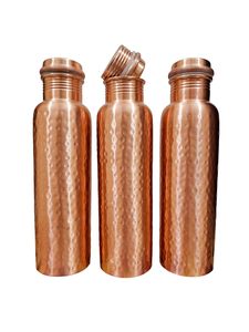 Classic Copper Beer Bottle Push-Pull Cap Leak Proof Food <b>Safe</b> <b>Large</b> Capacity Dishwasher Microwave <b>Safe</b> Business Gifts Hotel Home - Product Image 4