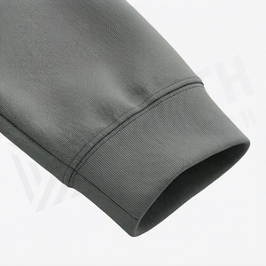 Survêtement gris pour homme, sweat-shirt à col montant avec fermeture éclair intégrale et poches latérales, coupe classique, vêtements de sport décontractés, tenue d'automne - Product Image 6