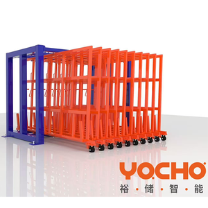 Étagère de stockage à roulettes verticales pour tôles métalliques - Product Image 3