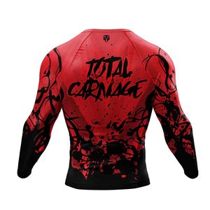 Wholesale Mens Custom Rashguard Long Sleeve <b>Compression</b> Swim Training <b>Shirt</b> Sublimation OEM Sportswear OEM Wholesale - Product Image 4