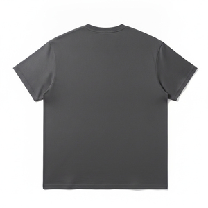 T-shirt surdimensionné délavé à l'acide, style vintage usé, avec logo personnalisé, en coton épais pour homme, coupe carrée, vente en gros - Product Image 2