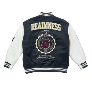 Blouson universitaire pour homme, blouson de motard, maillot de baseball, broderie appliquée, vestes pour hommes 2026 - Product Image 5