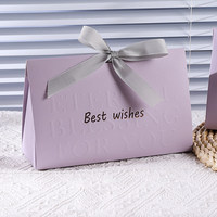 Sac d'emballage pour foulard en soie, boîte cadeau de luxe, boîte d'emballage pour chaussettes, boîte cadeau pour mariage, boîte à bijoux prête à la vente