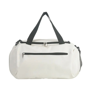 Sac de voyage unisexe personnalisé en toile rose avec logo, idéal pour le sport, la gym, les week-ends, pour femmes et hommes, vente en gros - Product Image 2