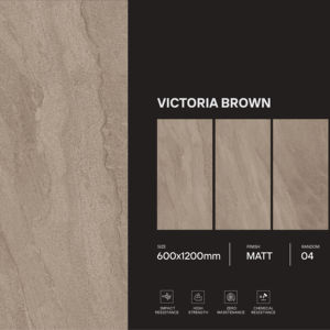 Azulejos de porcelana mate clásicos tamaño 600X1200, formato grande para pisos y paredes, para interiores modernos y aplicaciones comerciales. - Product Image 1