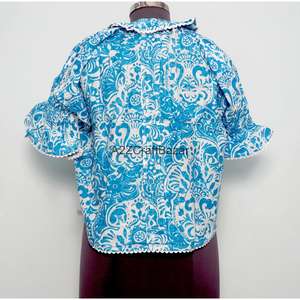 ชุดเดรสลำลองสำหรับสาวออฟฟิศ ผ้าฝ้ายแท้ 100% ถักมือ แขนยาว คอทรงโอ พิมพ์ลายดอกไม้ ทรงหลวมทันสมัย เป็นมิตรกับสิ่งแวดล้อม - Product Image 6