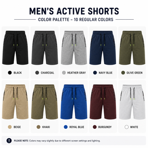 Shorts de sport pour homme, coupe classique, tissu durable de haute qualité, multi-poches, décontractés, pour l'extérieur, été - Product Image 4