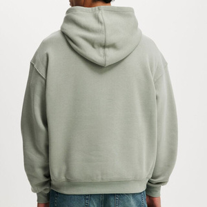 Sweat à capuche décontracté pour homme 100 % coton 500 g/m² coupe ample en maille française, polaire OEM à fort volume, séchage rapide et respirant pour l'hiver - Product Image 1