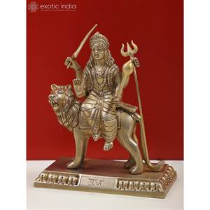 Escultura de latón de 7 pulgadas hecha a mano de Budh (The Mercury) Diseño tradicional para la decoración del hogar y el templo para Diwali - Product Image 1