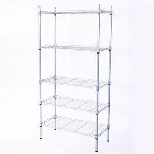 Scaffale Organizzatore in Acciaio a 5 Ripiani Regolabili, Unità di Stoccaggio per Garage Resistente - Product Image 6