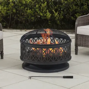 Brasero de Acero Hecho a Mano por Diseñadores, Calentador de Exterior Independiente Ecológico de 9999 BTU, Elegante Decoración de Jardín - Product Image 2