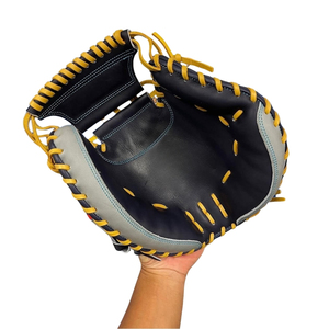 Hot Selling Professional Adjustable Cowhide Leather <b>Baseball</b> Catching <b>Gloves</b> Non Slip Comfort Fit Training Youth Adults Keeper - Product Image 5