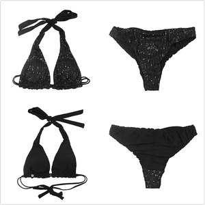 Maillot de bain femme Solid Trader de qualité supérieure, coutures robustes, couleur unie, respirant et séchage rapide - Product Image 3
