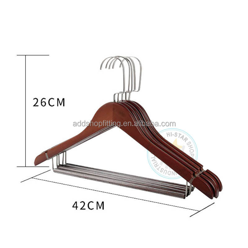 42 CM dark hanger with rail