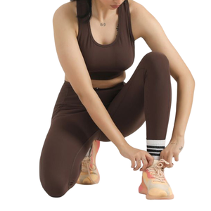 Sujetador Deportivo al por Mayor, Popular entre las Mujeres, con Logotipo Personalizado, Ropa Deportiva para Fitness y Yoga, Leggings, Conjunto de Yoga para Gimnasio - Product Image 1