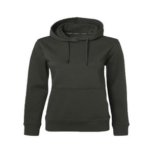 ชุดเดรสสเวตเชิ้ตผ้าฟลีซสำหรับผู้หญิงฤดูหนาว ผ้าฝ้าย 100% ระบายอากาศ กันลม เป็นมิตรกับสิ่งแวดล้อม ลายปักนูนด้านหน้า - Product Image 1