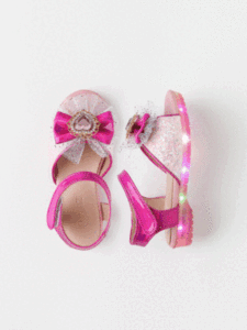 Sandalias Ligeras de Moda Coreana OZKIZ para Niñas de 2 a 7 Años, Punta Abierta con Decoración de Lazo, Venta al Por Mayor de Verano - Product Image 1