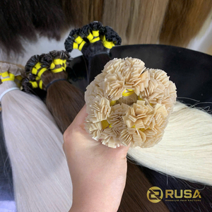 Extensiones de cabello de queratina vietnamita en colores personalizados, 100% cabello humano virgen, longitudes de 10 pulgadas a 34 pulgadas. - Product Image 5