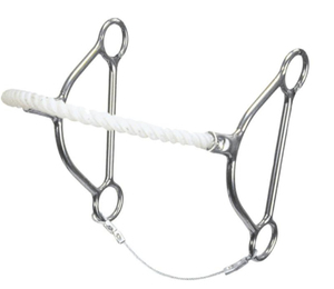 Durable Stainless Steel Veterinary Hackamore Horse <b>Bit</b> Smooth Polished Mouth Riding Control Gear Training Equipment Reusable Too - Product Image 4