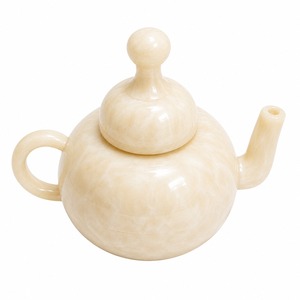 Opulent Mother Pearl Tea <b>Pot</b> Handle <b>Lid</b> Shell Inlay Eco-Friendly Non-Toxic Dishwasher Safe Luxury Arabic Decor Gift Collection - Product Image 1