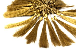 Top Quality Custom Pieces Bulk Lot Metallic Gold <b>Silver</b> Tassels with <b>Silver</b> Thread Choose Your Color Made in Pakistan Tassel - Product Image 3