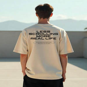 T-shirt ample à manches courtes pour homme, imprimé tendance, coupe décontractée, style décontracté, pour l'été - Product Image 2