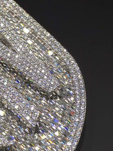 จี้เพชรโมอิสซาไนต์แบบกำหนดเอง ประดับเพชรเต็มตัว เงินแท้ 925 เครื่องประดับฮิปฮอปสุดหรู สำหรับผู้ชายและผู้หญิง - Product Image 6