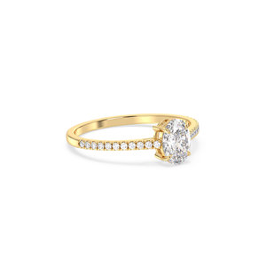 Bague de Mariage et d'Anniversaire REYES en Argent Sterling 925 de Luxe avec Moissanite Certifiée GRA de Haute Qualité pour Femme - Product Image 3