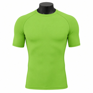 <b>Men</b>’s Short Sleeve <b>Compression</b> <b>Shirt</b>, Performance Base Layer Rash Guard <b>for</b> Fitness, Training, Exercise, Running - Product Image 3