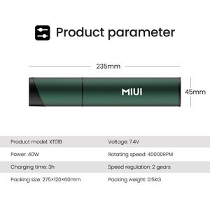 <span class=keywords><strong>Mini</strong></span> Aspirateur Portable Sans Fil avec 3 Têtes d'Aspiration, Facile à Nettoyer pour Bureau, Clavier et Voiture (USB) - Product Image 6