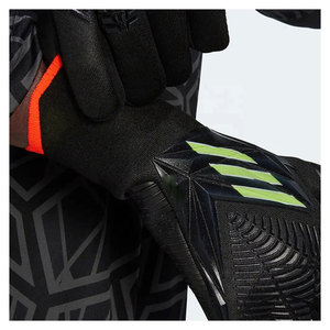 Gants de gardien de but de football Econex Sports, gris orange, antidérapants, fermeture auto-agrippante, unisexe, respirants, protection en PU - Product Image 5