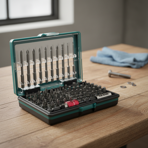 Jeu de 71 embouts de 1/4'' x 25 et 75 mm de long avec finition phosphate de zinc, fournisseur taïwanais, ODM OEM disponible - Product Image 1