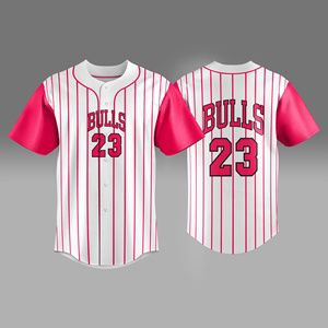 Camiseta de Béisbol Personalizada con Franjas, Nombre y Número Personalizados, Camisetas Deportivas para Hombre y Mujer, Fabricante de Ropa Deportiva - Product Image 4