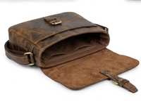 Bolso Bandolera Casual de Cuero Bohemio, Color Sólido, Duradero, con Cierre Abierto, para Viaje, para Mujer, con Forro de Algodón, para Todas las Temporadas