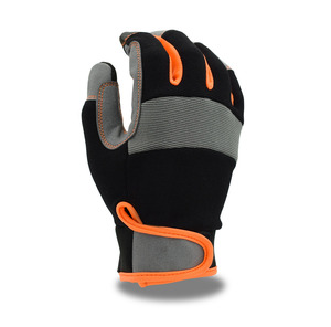 Gants haute visibilité robustes conçus pour la construction, la logistique et les travaux routiers, avec une adhérence renforcée et des éléments de sécurité réfléchissants - Product Image 5