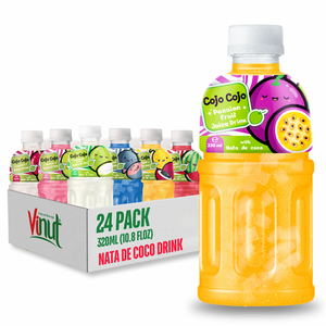 Échantillon gratuit, faible MOQ, jus tropical 330 ml, gelée de nata de coco - Fabricant en gros de marques privées, fabriqué au Vietnam, réfrigéré, meilleur choix - Product Image 1