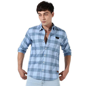 Hombres XL de alta calidad de manga larga Casual para Polos de color sólido personalizado de algodón transpirable de punto al aire libre desgaste antiarrugas - Product Image 4