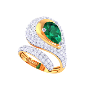 Anillo Vintage con Diseño de Serpiente Entrelazada y Diamantes para Cóctel, Boda, Fiesta, Regalo de Joyería para Ella - Product Image 6