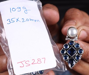 Pendientes Colgantes de Perlas Oxidadas al por Mayor para Amantes de la Joyería |   Joyería Étnica Hecha a Mano con Baño de Plata Antigua |   Pendientes Boho de Moda al por Mayor - Product Image 4