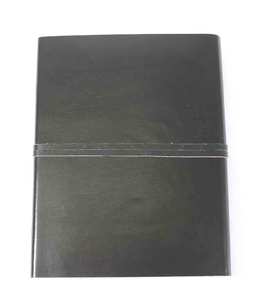 Handmade Black Color Recycled Cotton Paper Goat <b>Leather</b> <b>A5</b> Journal <b>Notebook</b> Customized Unique <b>Notebooks</b> - Product Image 2