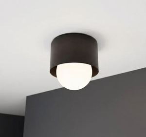 Plafonnier encastré en laiton fait main, luminaire contemporain minimaliste - Product Image 2