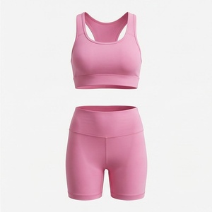 Conjuntos Deportivos de Gimnasio para Mujer de Primera Calidad, Personalizados, Transpirables, de Spandex y Nailon, Ropa de Yoga hasta la Rodilla, Tallas Grandes - Product Image 1