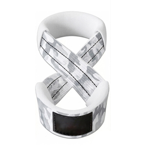 Sangles de musculation en néoprène camouflage blanc, réglables, antidérapantes et respirantes, pour la musculation et l'haltérophilie - Product Image 4