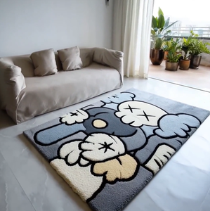 Alfombra infantil de lana hecha a mano, de alta calidad, con diseño moderno, ecológica, para sala de estar, hoteles infantiles y oficinas. - Product Image 2