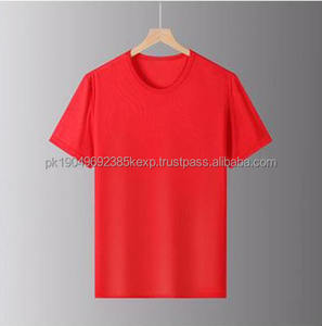 Camiseta de Manga Corta con Cuello Redondo, Transpirable, Absorbente de Sudor, de Secado Rápido, de Verano, de 150 g, con Diseño Estampado y Bordado con Logotipo Personalizado OEM - Product Image 2