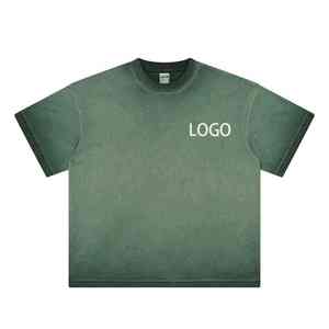 Camiseta de Algodón 100% Tejido de Alta Calidad con Lavado Ácido, Tallas Personalizadas, Impresión Digital, Secado Rápido, Transpirable, Venta al por Mayor - Product Image 5
